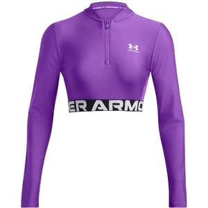 Under Armour HeatGear-top voor dames (Paars)