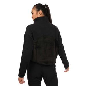 Under Armour Fleece-top met hoge kraag voor dames (Zwart)