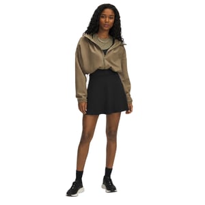 Under Armour Damesjack met capuchon, geweven, uit de Unstoppable-collectie (Bruin)