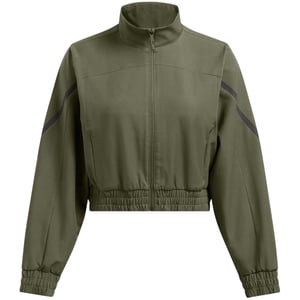 Under Armour Dames-top met trechterhals en lange mouwen (Groen)