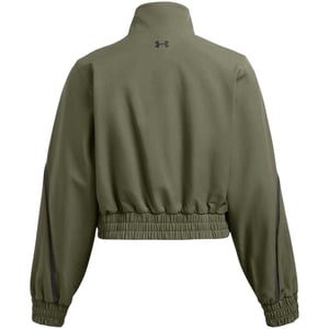 Under Armour Dames-top met trechterhals en lange mouwen (Groen)