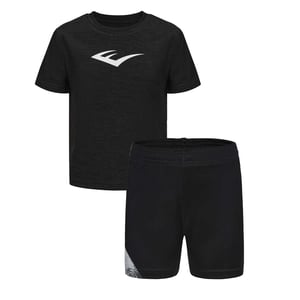 Everlast Set met T-shirt en korte broek met Flex-logo voor jongens (Zwart)