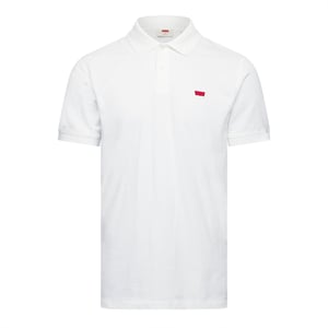 Men's Levis Slim Housemark Polo Bright Whi in Bright White