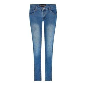 Criminal Damage Dames/Dames Denim Skinny Jeans (Middenblauw)