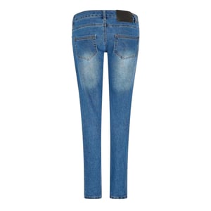 Criminal Damage Dames/Dames Denim Skinny Jeans (Middenblauw)