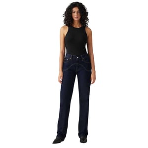 Levis Damesjeans uit de jaren ’90 met 5 zakken (Donkerblauw)