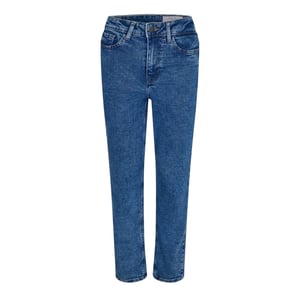 Noisy May Dames/Dames Hoge Taille Mamma Jeans (Denim Blauw)