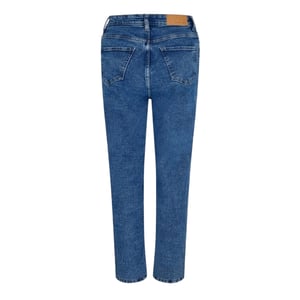 Noisy May Dames/Dames Hoge Taille Mamma Jeans (Denim Blauw)