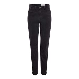 Noisy May Dames/Dames Hoge Taille Mamma Jeans (Zwarte denim)