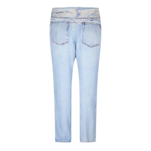 Diesel P-Sarky 5-Pockets-jeans met rechte pijpen voor dames (Blauwe Denim)