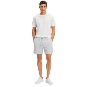 Hugo Gestructureerde pyjamashorts met wafelpatroon voor heren (Grijs)