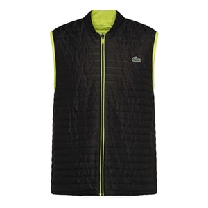 Lacoste Heren Omkeerbaar Gilet (Zwart)