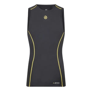 Skins Heren A200 Contrast-vest (Zwart)