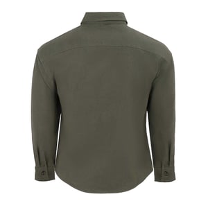 Firetrap Heren-shirt met logo, dik, met lange mouwen (Grijs)