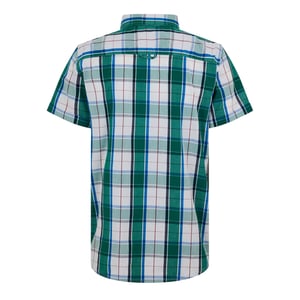 Bench Heren Geruit Relaxed Fit Overhemd (Groen)