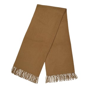 Pieces Effen sjaal met franjes (Mink)