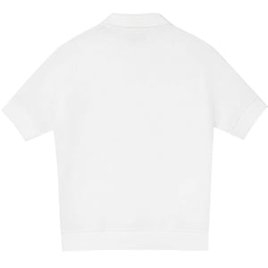 Lacoste Dames Logo Loose Fit Polo Shirt (Wit)