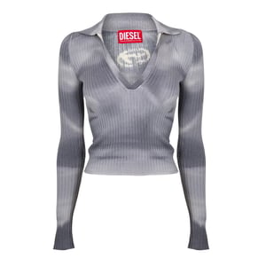 Diesel Tie-dye-trui met lange mouwen voor dames (Grijs)