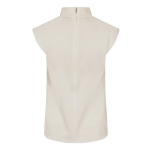 Boss Damesblouse met hoge kraag van Bidriz (Wit)
