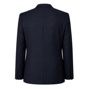 Hugo Boss Herenblazer van wol met reverskraag (Donkerblauw)