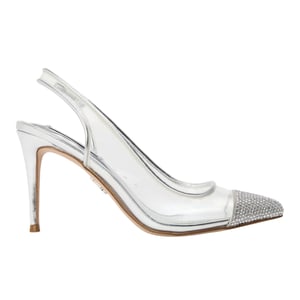 Steve Madden Dames/Dames Leena Metallic Sling Back Pompen (Zilver)