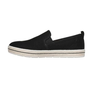 Skechers Dames Flexpadrill Canvas Espadrilles (Zwart)