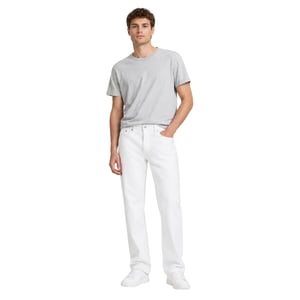 Levis Herenjeans 502 met rechte pijpen (Wit)