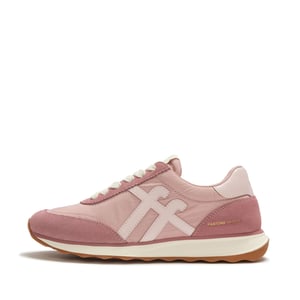 FitFlop X Pantone Retro-Q Suède Dames Roze Sneakers