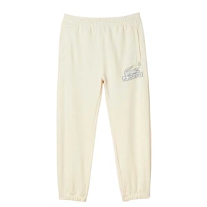 Lacoste Katoenen joggingbroek voor heren (Crème)