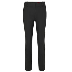 Hugo Hetana rechte broek voor dames (Zwart)