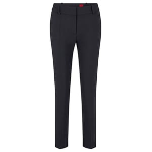 Hugo Hetana rechte broek voor dames (Donkerblauw)