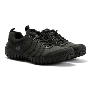 Caterpillar Instruct Suède Heren Zwarte Veterschoenen