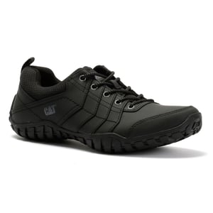 Caterpillar Instruct Suède Heren Zwarte Veterschoenen