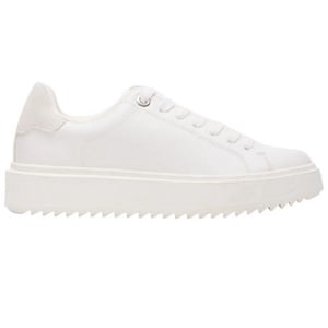 Steve Madden Dames Catcher 2.0 Canvas Sneakers (Wit)