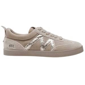 Steve Madden Dames Metallic Suède Sneakers (Paddestoel)