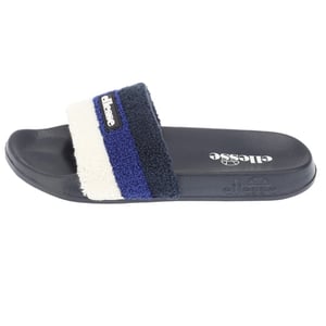 Ellesse Heren-slippers met open teen van badstof en drie strepen (NAVY/BLAUW)