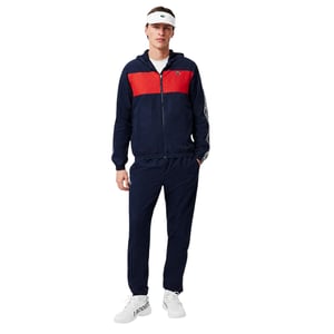 Lacoste Heren Kleurblok Logo Tennisjack (Marine)