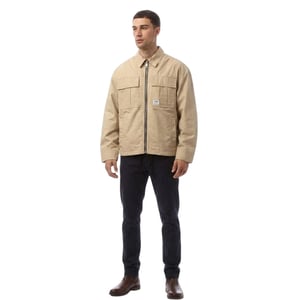 Hugo Mann Bino2511 Label Logo Jas (Beige)