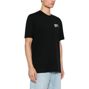 DSquared2 Heren Hoofdkwartier Logo Katoenen T-Shirt (Zwart)