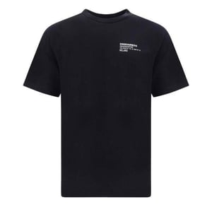 DSquared2 Heren Hoofdkwartier Logo Katoenen T-Shirt (Zwart)