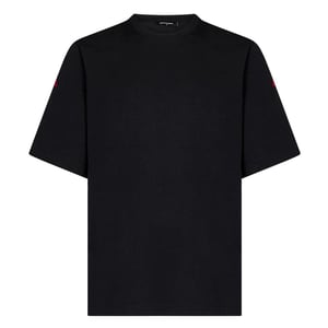 DSquared2 Heren Horror Tekst Logo T-Shirt (Zwart)