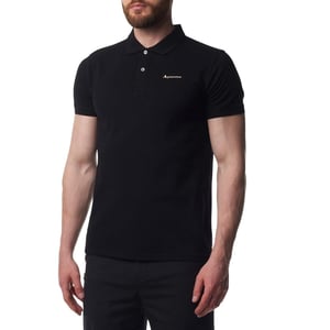Aquascutum Heren Active Dri-FIT Poloshirt van katoen (Zwart)