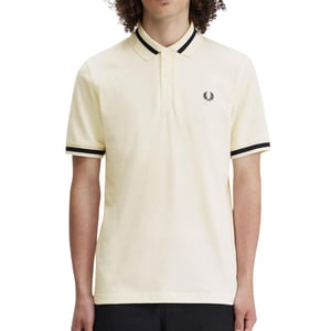 Fred Perry Heren poloshirt katoen met tip (Marine)