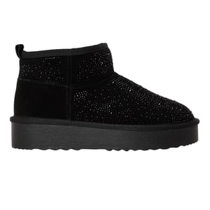 Steve Madden Clydes suède platformlaarzen voor dames (Zwart)