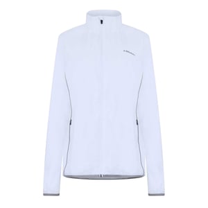 Head Dames Club Logo Volledige Ritssluiting Trainingsjack (Wit)