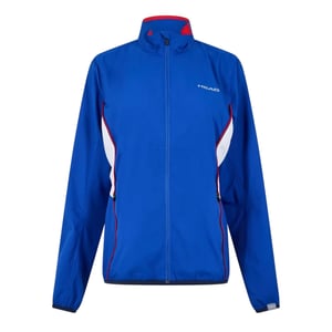 Head Dames Club Logo Volle Rits Trainingsjack (Blauw)