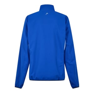 Head Dames Club Logo Volle Rits Trainingsjack (Blauw)