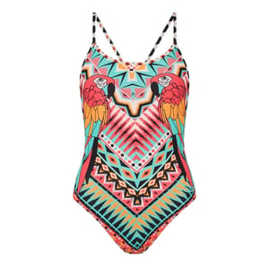 Zoggs Dames Starback All-Over Print Eénstuk Badpak (Multikleur)