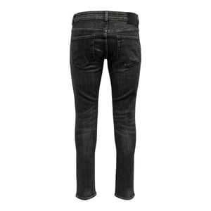Only Slanke herenjeans met 5 zakken (Zwart)