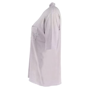 Maison Margiela T-shirt met handgeschreven logo in paarse katoen